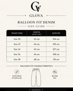 BALLOON DENIM - ACID GRAY