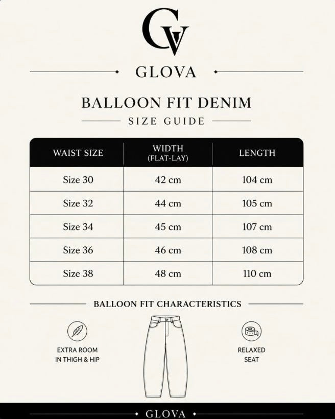 BALLOON DENIM - ACID GRAY