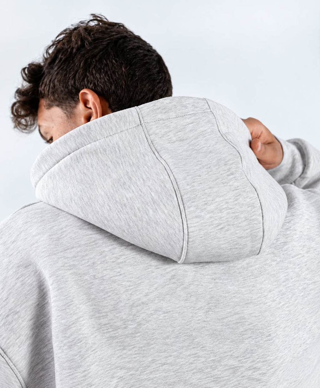 BOXY ZIP UP - GRAY