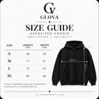 OVER SIZED HOODIE - BLACK