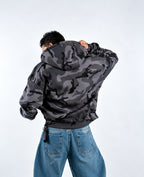 CAMOUFLAGE ZIP UP - DARK GRAY