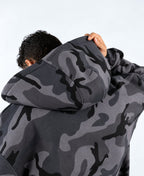 CAMOUFLAGE ZIP UP - DARK GRAY