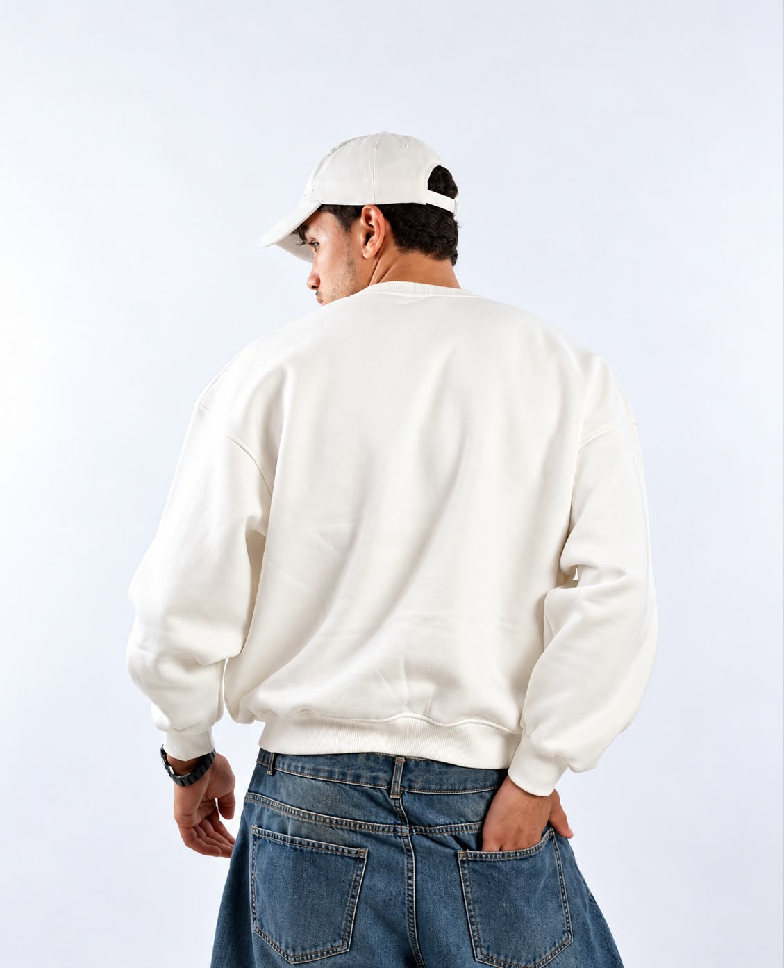 BOXY CREW NICK - WHITE
