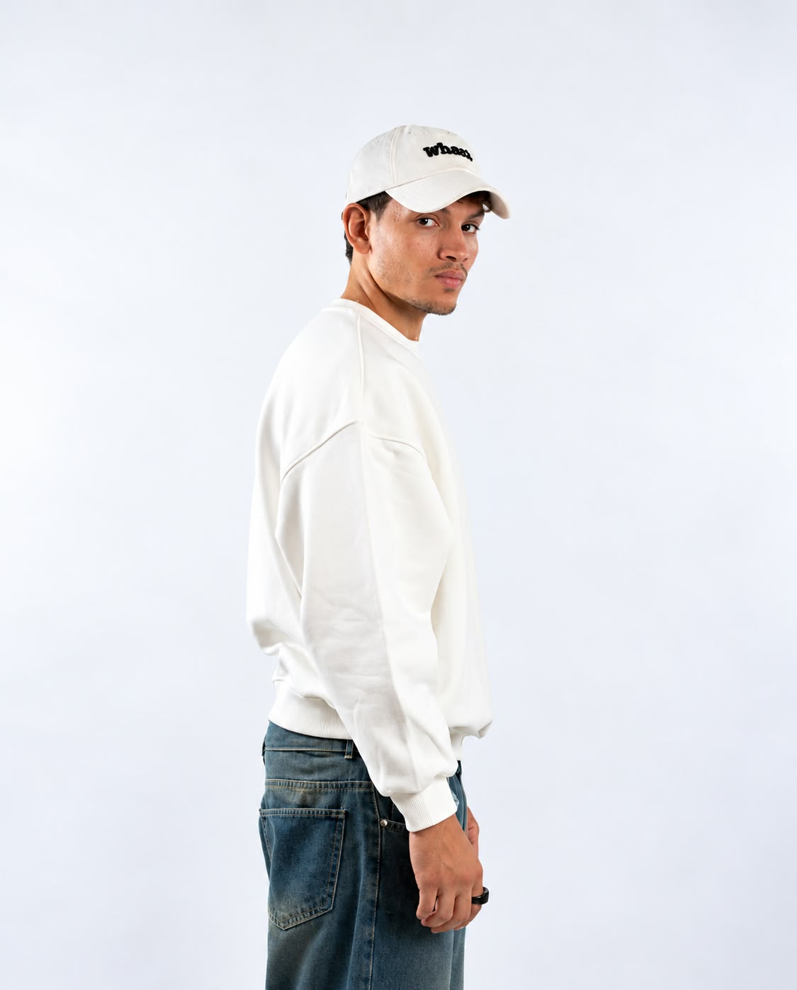 BOXY CREW NICK - WHITE