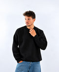OVER SIZED CREW NICK - BLACK