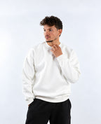 OVER SIZED CREW NICK - WHITE