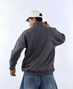QUARTER ZIPPER - DARK GRAY