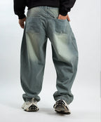 BALLOON DENIM - ACID GRAY