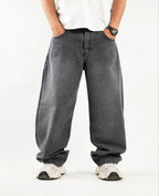 BALLOON DENIM - ACID GRAY
