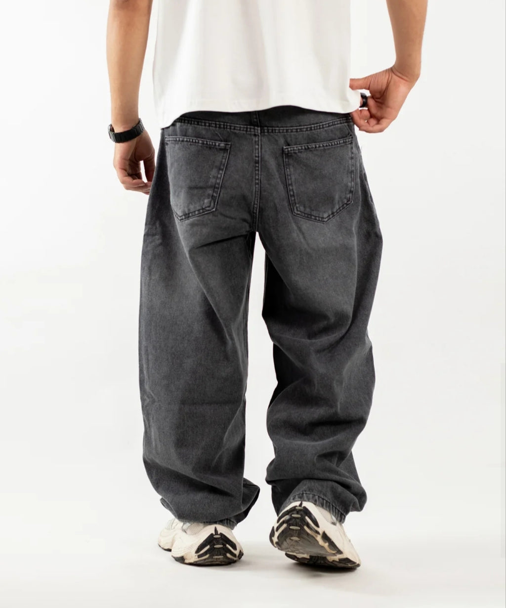 BALLOON DENIM - ACID GRAY