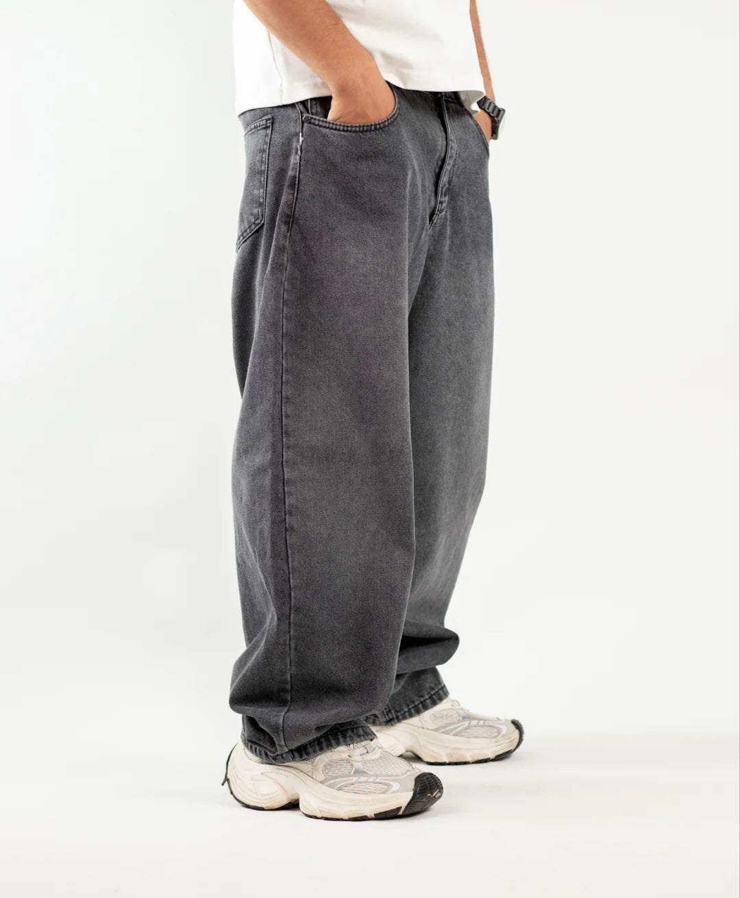 BALLOON DENIM - ACID GRAY