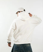 OVER SIZED HOODIE - WHITE