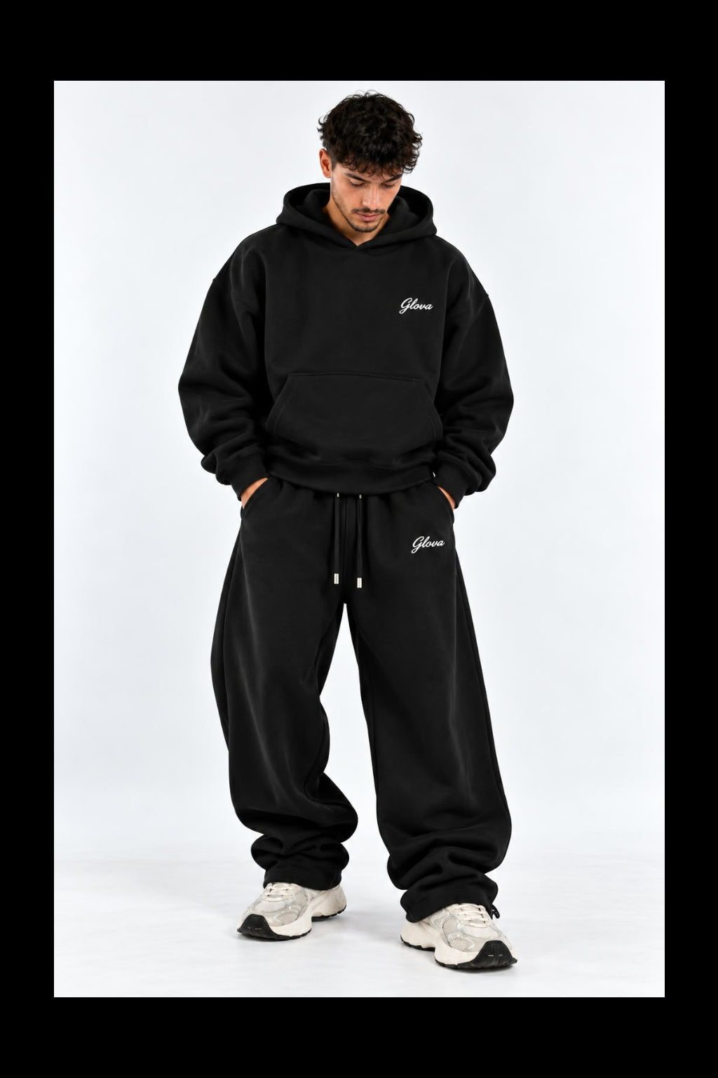 HOODIE SUIT-BLACK