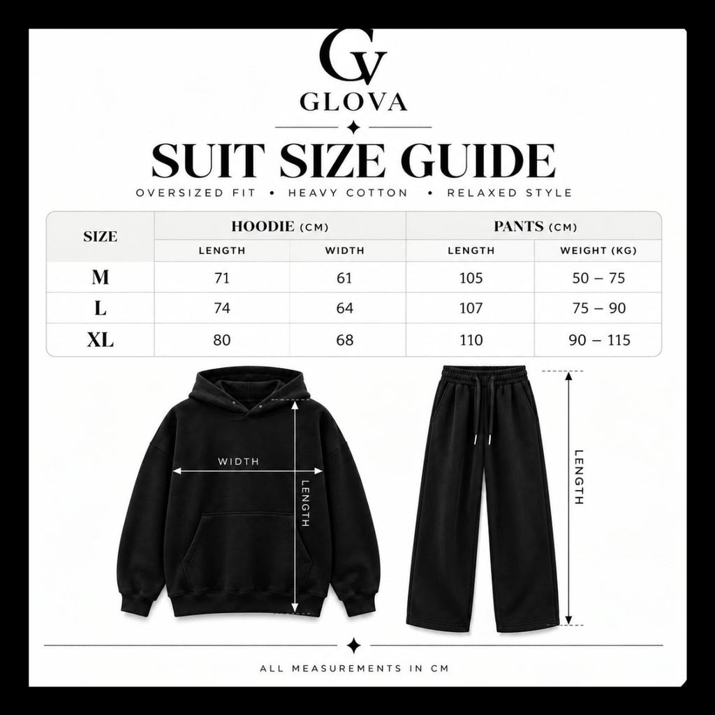 HOODIE SUIT-BLACK