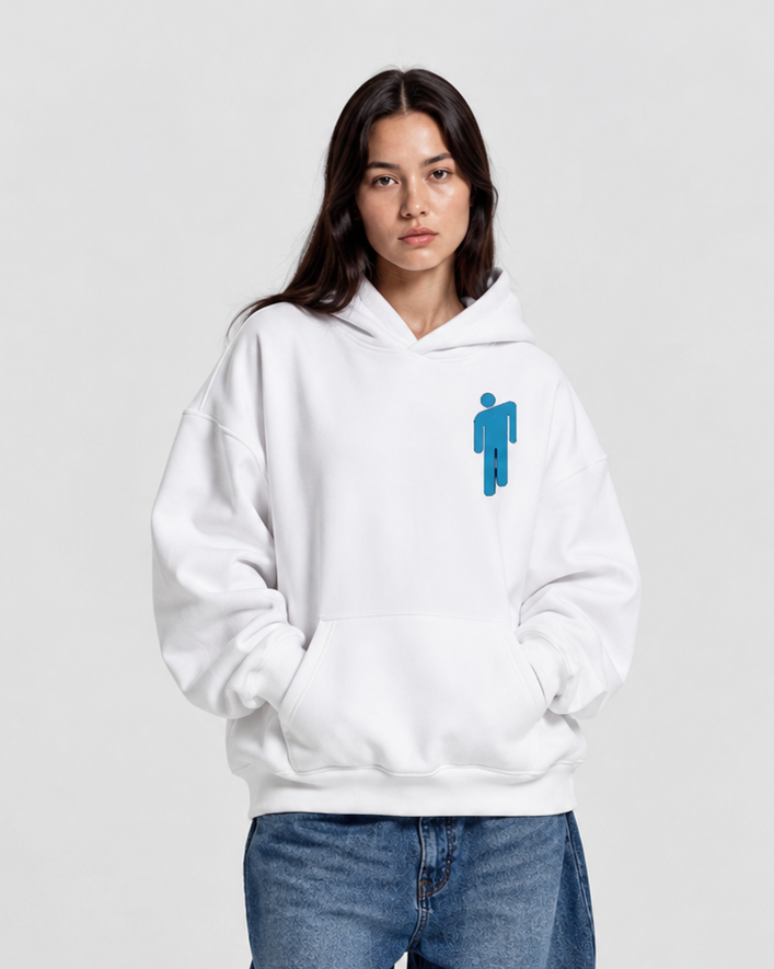 Billie Eilish Hoodie-white