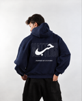 Matters Boxy Hoodie-Navy